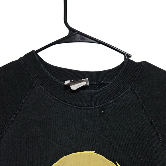 Vintage Lee Embroidered Moon Teddy Bear Sweatshirt Womens Size XL Black - Picture 4 of 6